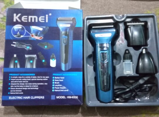 Kemei rechargeable 3 in 1 grooming kit